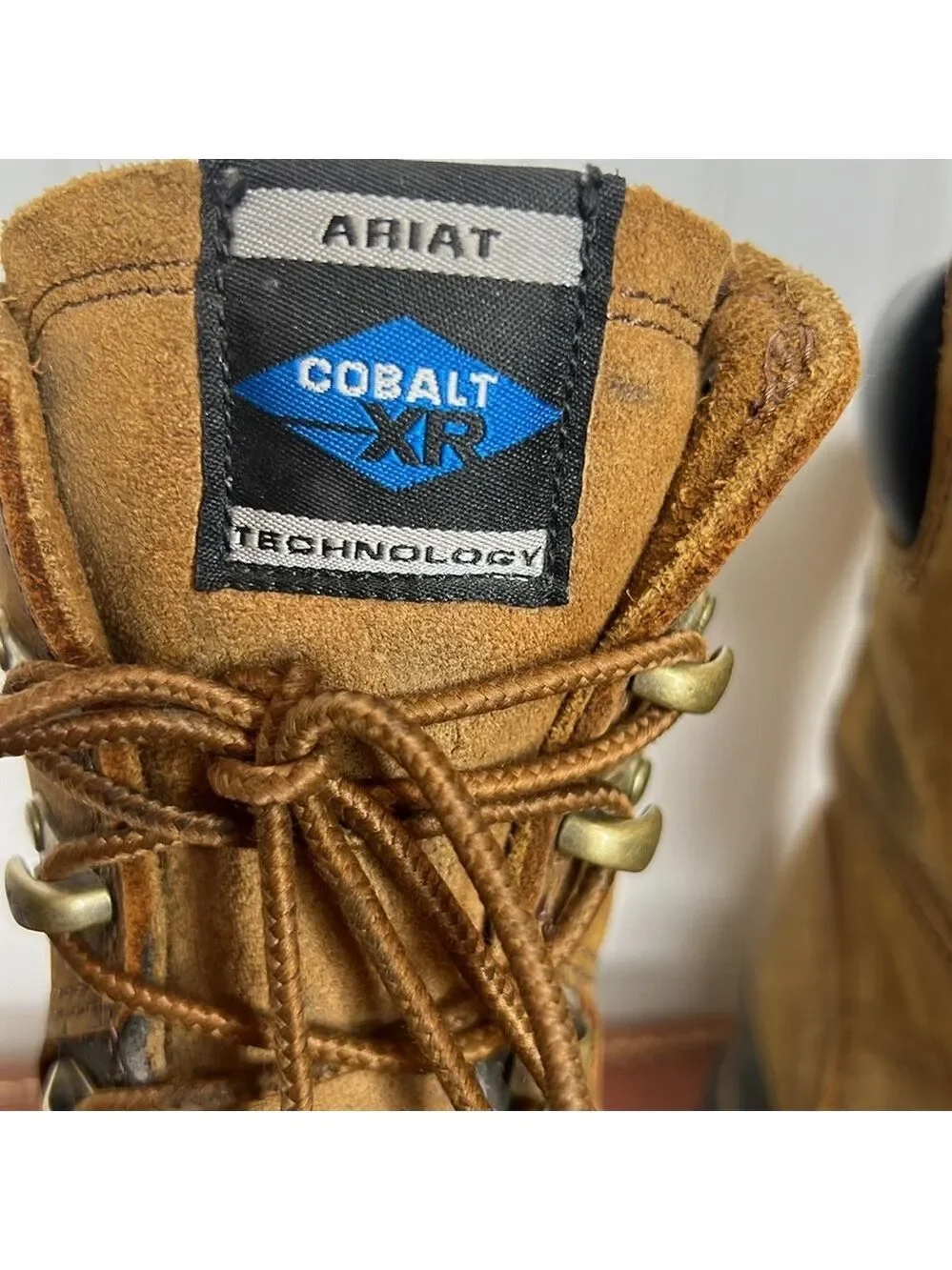 Ariat Workhog 8” Waterproof Leather Work Boots Size 10EE